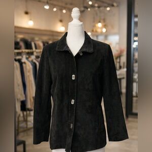 Anne Klein Genuine Suede Jacket